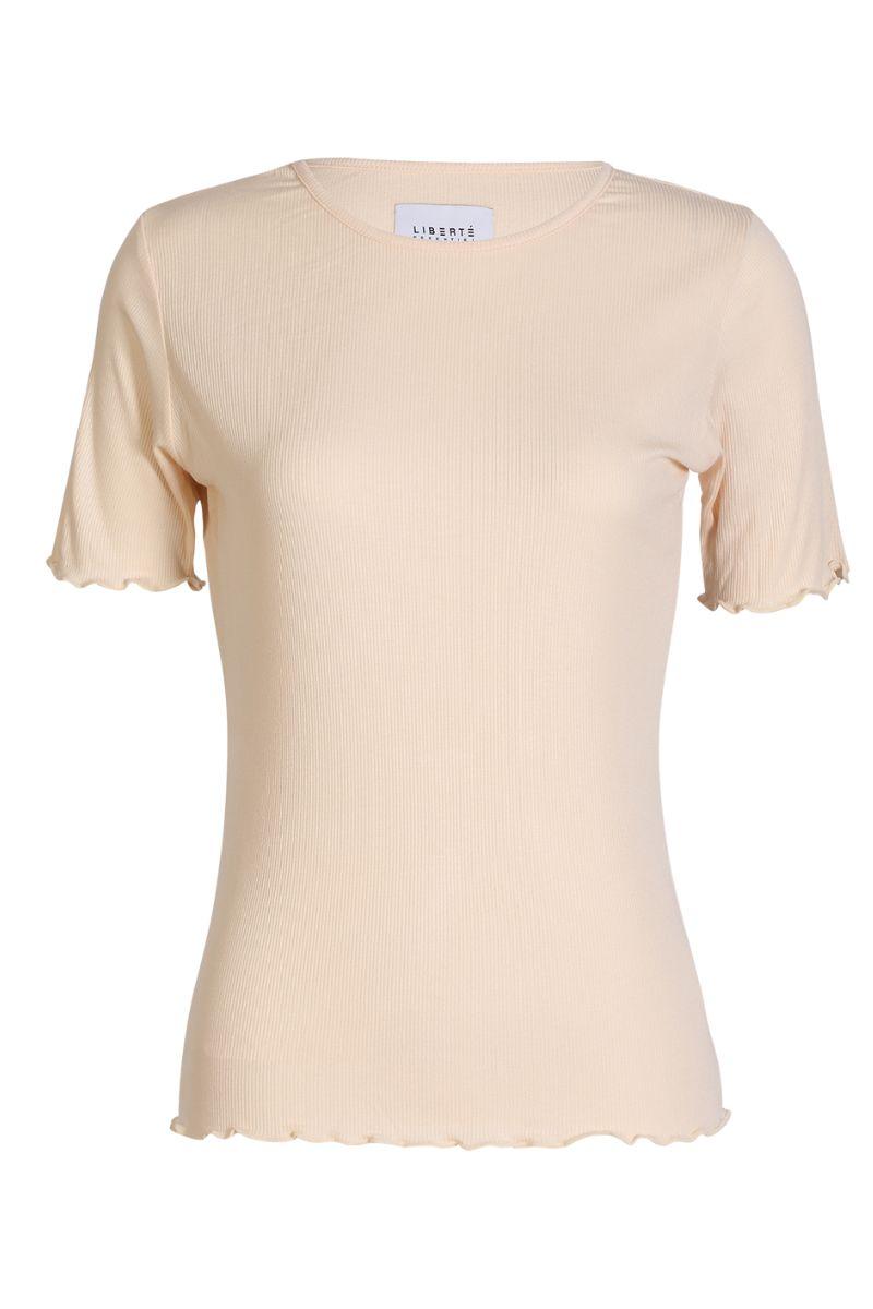 Natalia Ss Blouse | Ivory | Bluse fra Liberté