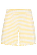 Natalia Shorts | Yellow Creme Stripe