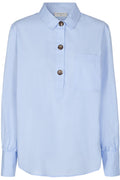 Flynn Shirt | Chambray Blue