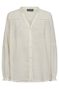 Benedetta Cotton Shirt  | Ecru