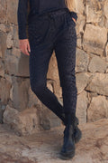Alma Pants (Fleece) | Dark Grey Leo