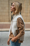 Rowe Teddy Waistcoat  |  Ecru
