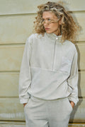 Ello Zip Sweatshirt  |  Feather Gray