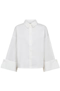 Hina Wide Cuff Shirt 35939 | White
