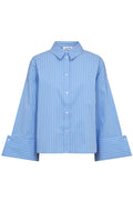 Bianca Wide Cuff Shirt 35940 | Pale Blue