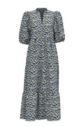 Atzi Floor Dress 36423 | Dusty Blue