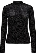 Iska Blouse 205145 | Black Black Dot