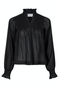 Jill S Voile Blouse | Black
