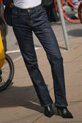Cecilia Cover Long Jeans | Dark Blue