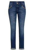 Naomi Ricamo Jeans Regular | Regular Mid Blue