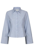Rosa Double Stripe Shirt | Light Blue