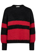 Coraliecc Block Rib Knit | Black