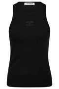 Sahara Embroidery Tank Top 33151 | Black