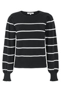 Sranalia Stripe Knit | Black