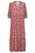 Scarlet Floor Dress | Red