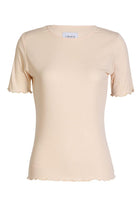 Natalia Ss Blouse | Ivory | Bluse fra Liberté