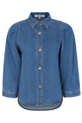 Erin Shirt | Medium Blue Denim Wash