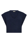 Vanilla Waistcoat | Navy Blazer
