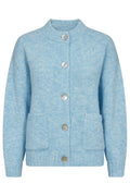Louisa Cardigan 205416 | Chambray Blue Melange