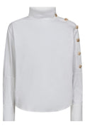Sanna Asym Button Blouse 35946 | White