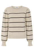Sranalia Stripe Knit | Feather Gray Melange