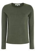 Marla O-Neck Roll Edge Knit | Tea Leaf