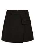 Luna Pocket Pleat Mini Skirt 34223 | Black