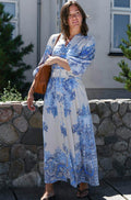 Stellar Artist Paisley Dress | Powder Blue