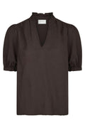 Odesa Linen Blouse | Dark Brown