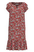 Sunrise Crop Scarlet Dress | Red