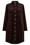 Cordy Dress 206989 | Coffee Bean