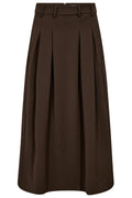 Anya Pleat Skirt 34178 | Mocca