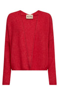 Thora Relax Knit Cardigan  |  Chinese Red