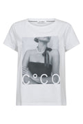 Siara Pearl Necklace Tee 33181 | White