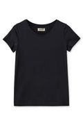 Arden Organic O-Neck Tee | Black