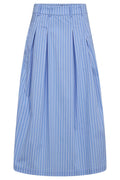 Mica Stripe Pleat Skirt 34225 | Pale Blue