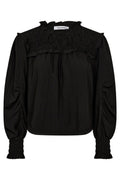 Viva Smock Blouse 35738 | Black