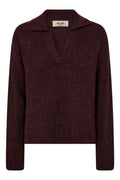 Thora Aidy Polo Knit |  Fudge