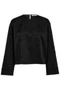 Clover Dot Blouse 35914 | Black