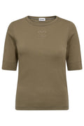Granny Embroidery Ss Tee | Army
