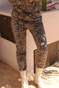 Alma Pants | Mocca Brown Lace