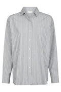 Dalma Stripe Stone Shirt | Light Grey