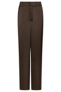 Emmett Heavy Sateen Pants | Dark Brown