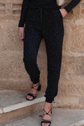 Alma Pants | Black Simili