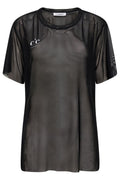 Mesh Oversize Tee 33129 | Black