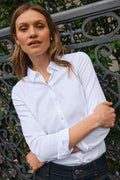 Tina Jersey Shirt | White