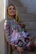 Hope Ls Shirt | Pink Scarf
