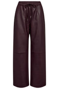 Phoebe Pullon Leather Pant 31243 | Plum