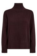Aima Cashmere Highneck Knit |  Fudge