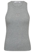 Sahara Embroidery Tank Top 33151 | Light Grey